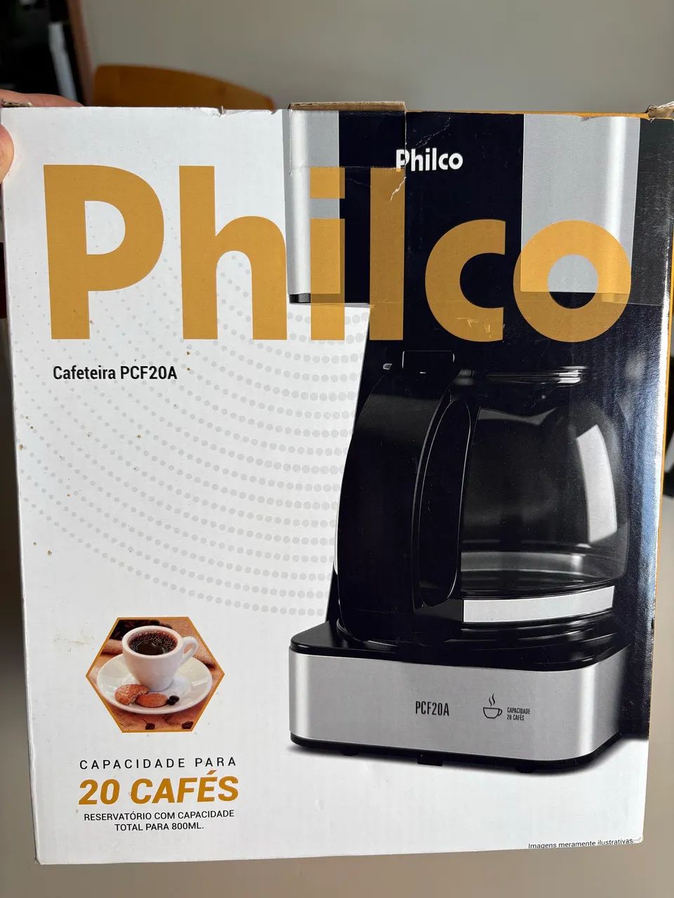 Cafeteira Elétrica Philco Preta
