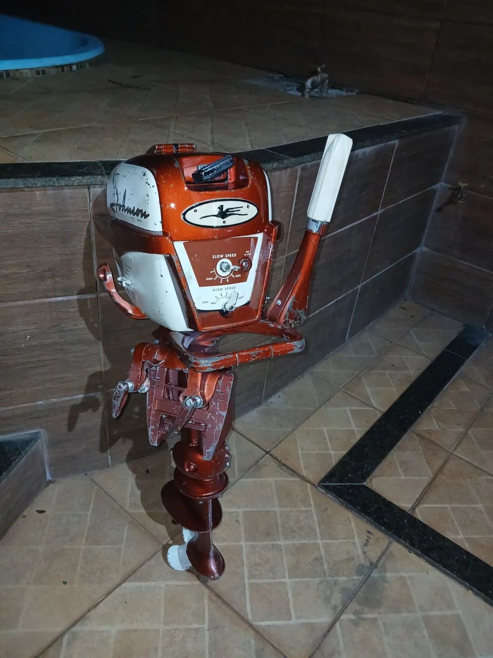 motor de popa antigo - Foto 2