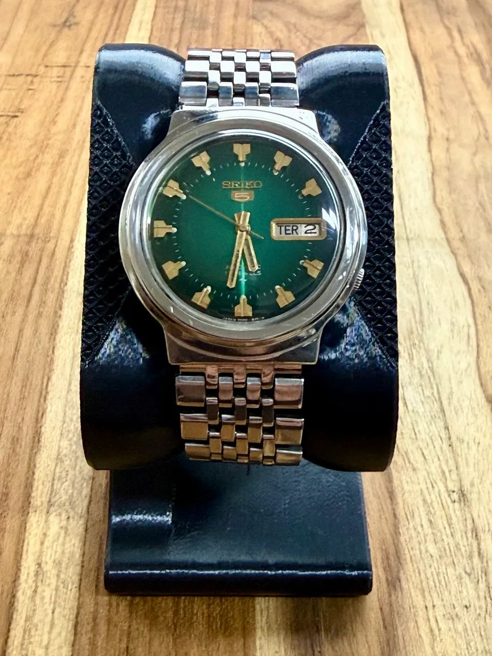 Relógio Seiko 5 Green Dial - * - 1978