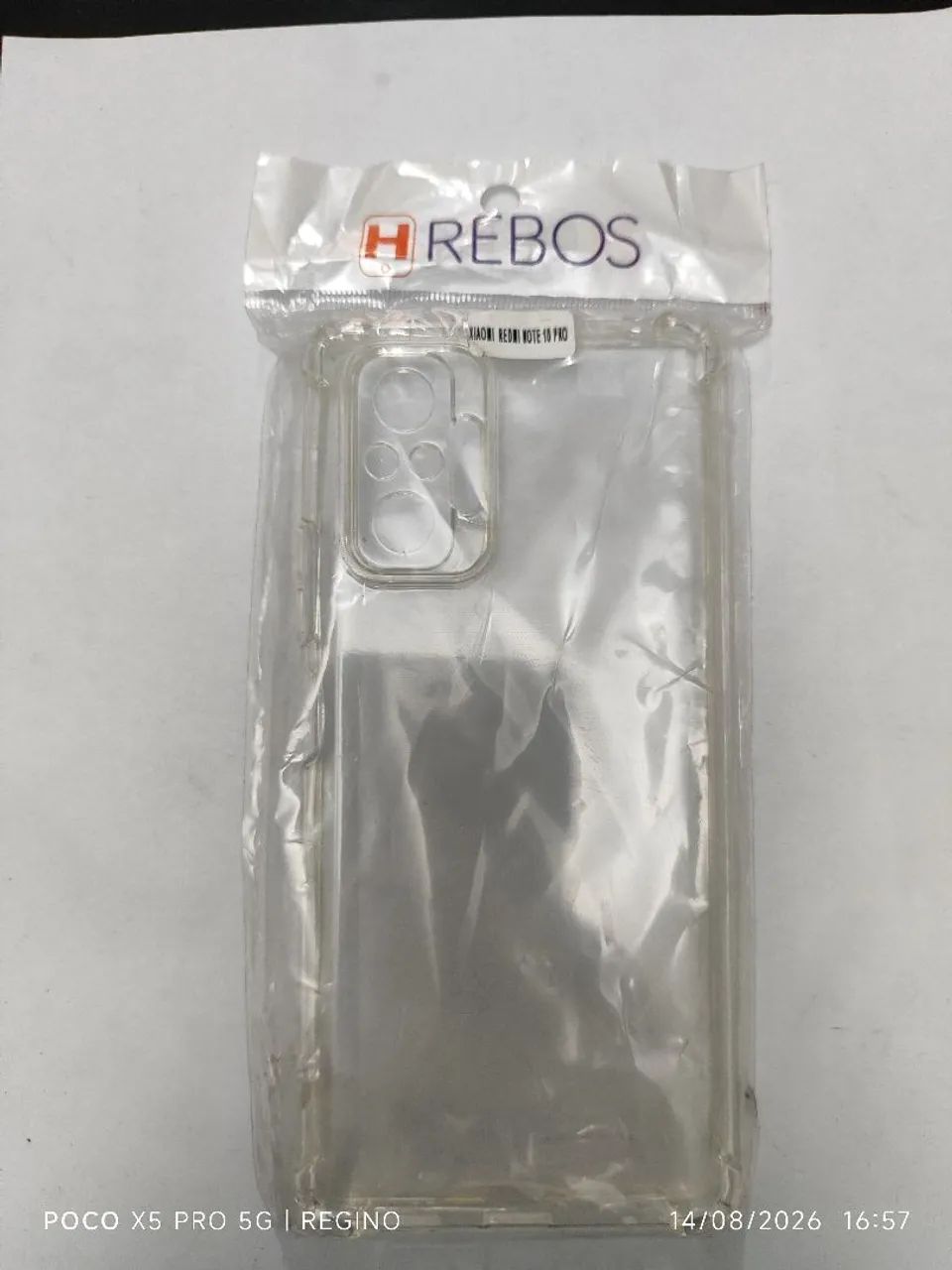 Capinha transparente para celular xiaomi redimi note 10 pro