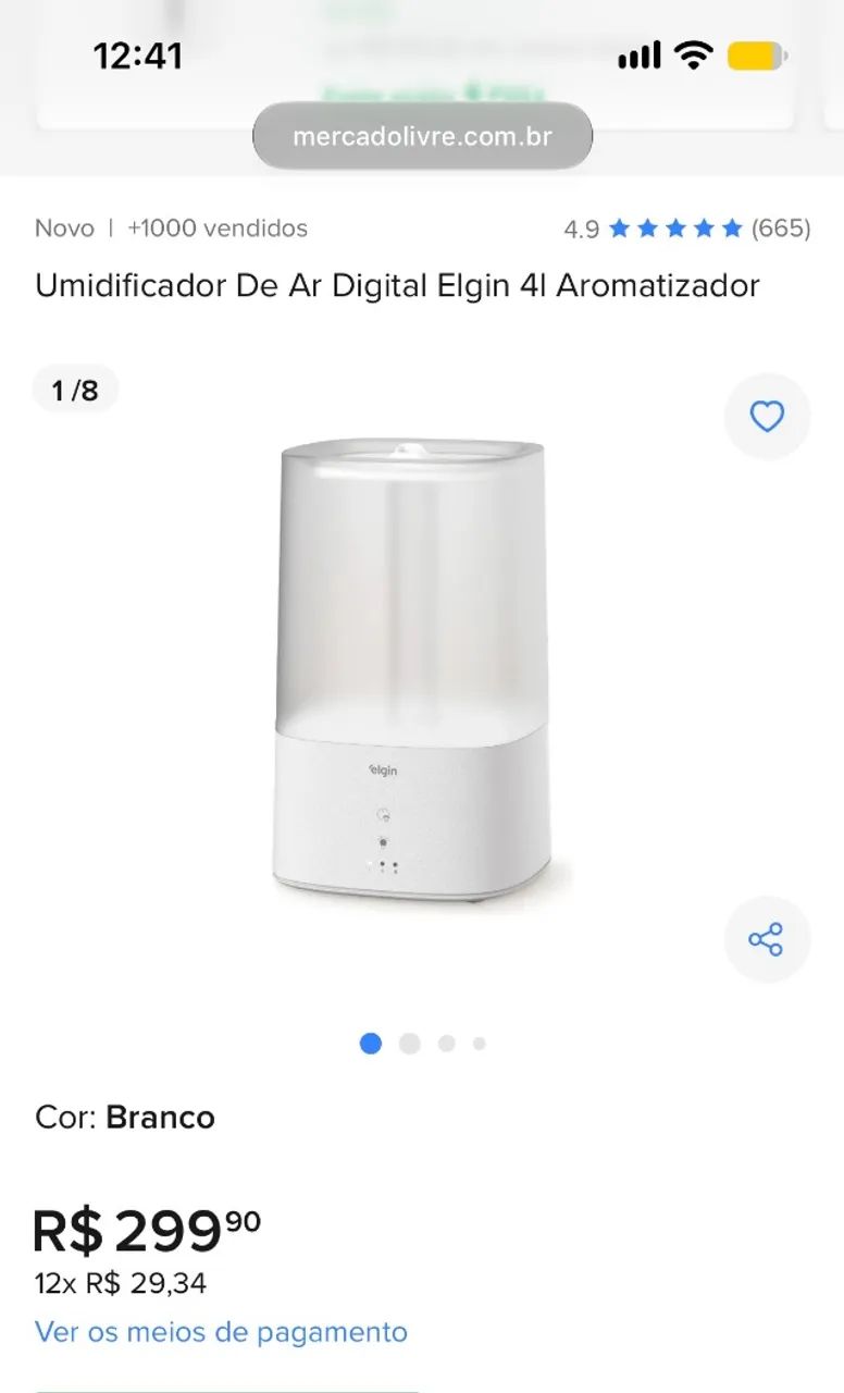 Umidificador de ar - Elgin 4L  - Foto 4