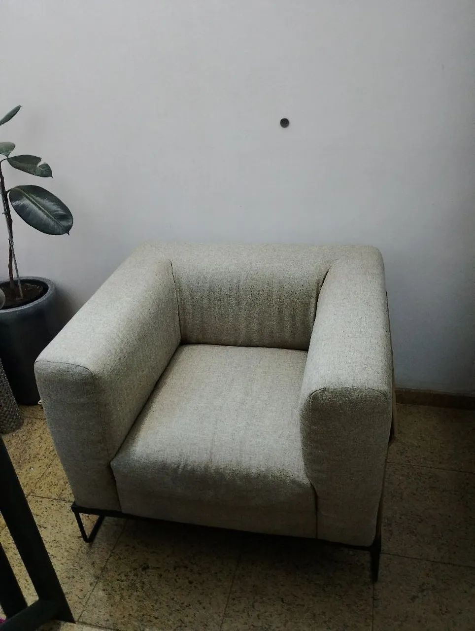 Poltrona Sava em linho - Foto 3