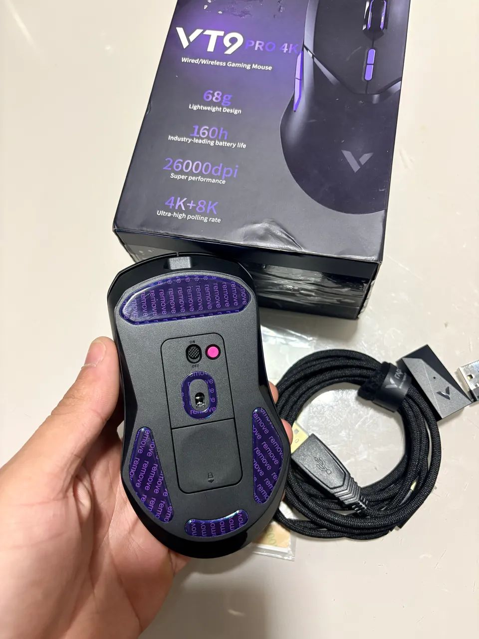 Mouse vt9 pro Max novo  - Foto 3