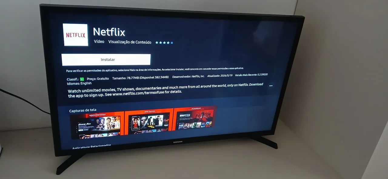 SmartTV LED 32 Samsung 