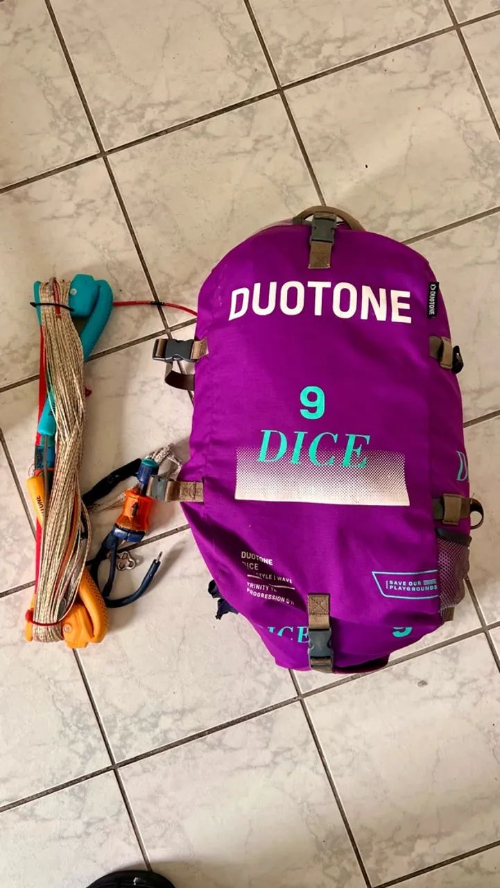 Kite Duotone Dice 9 com barra