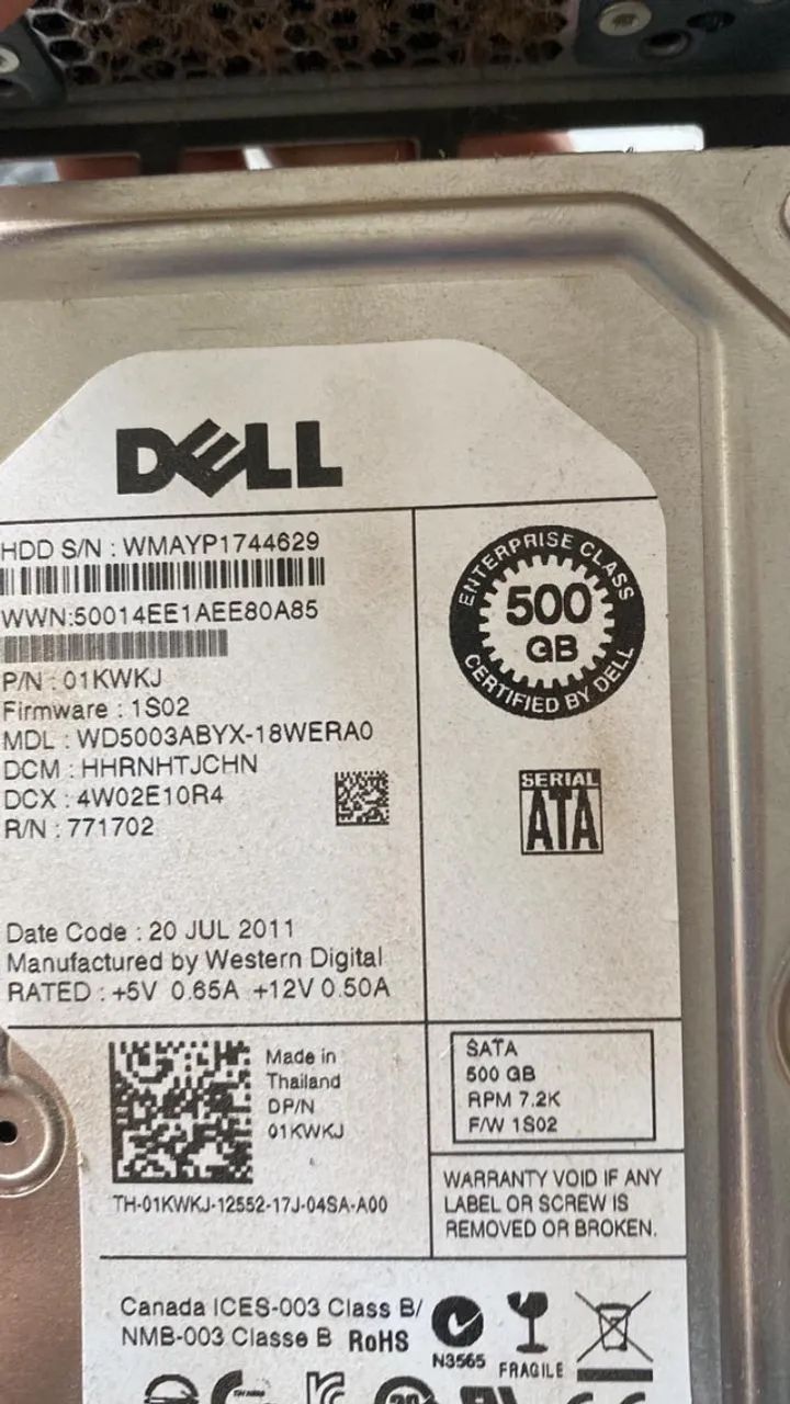 Servidor DELL PowerEdge R710 - 64G Ram -  Com 4 HDs - 1 de 1 TB, 2 de 500G e 1 de 450G - Foto 5