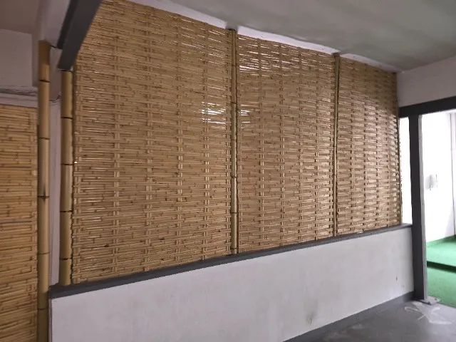 Divisória de bambú com porta - Foto 3