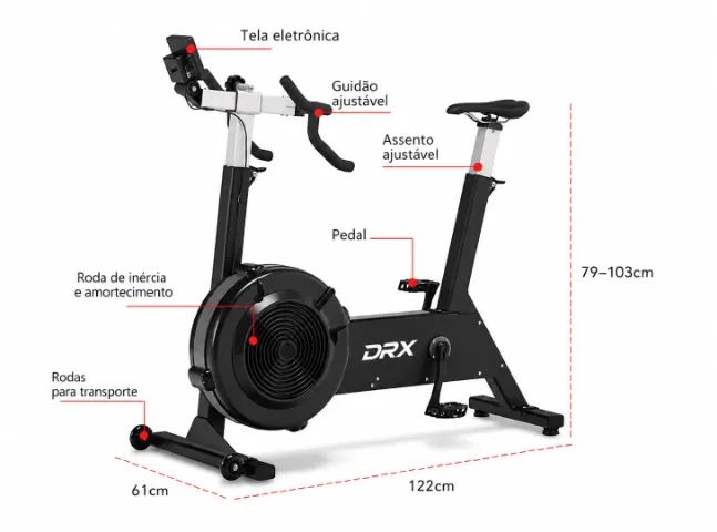 Bike Erg DRX Profissional (Ergométrica) - Foto 2