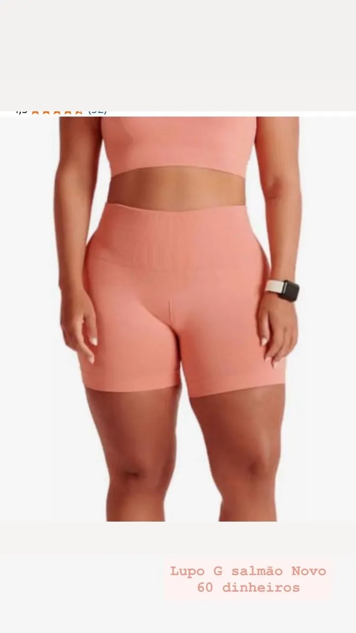 Short G Lupo salmão 
