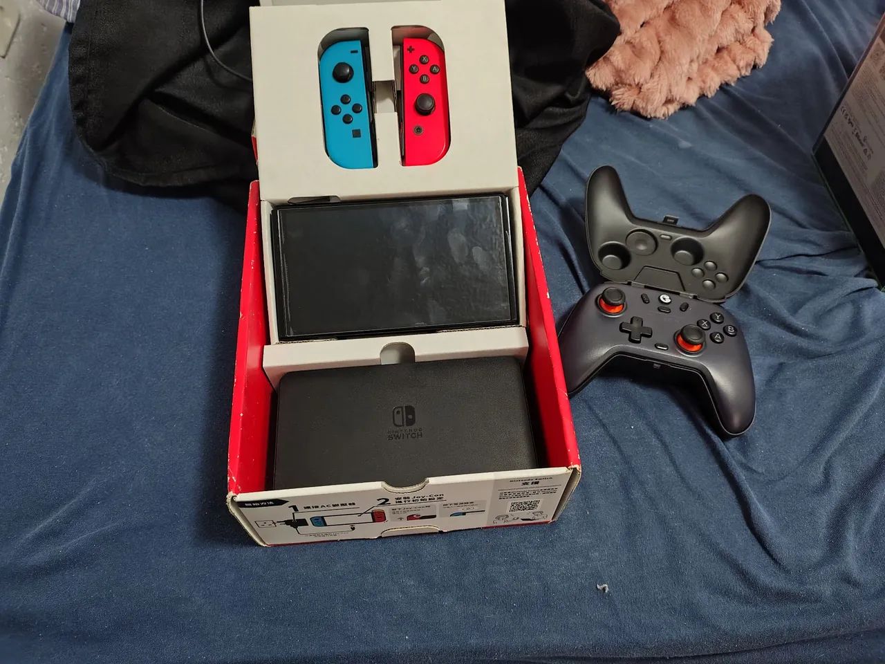 Nintendo Switch OLED Desbloqueado + 64GB + GameSir Nova Lite  - Foto 2