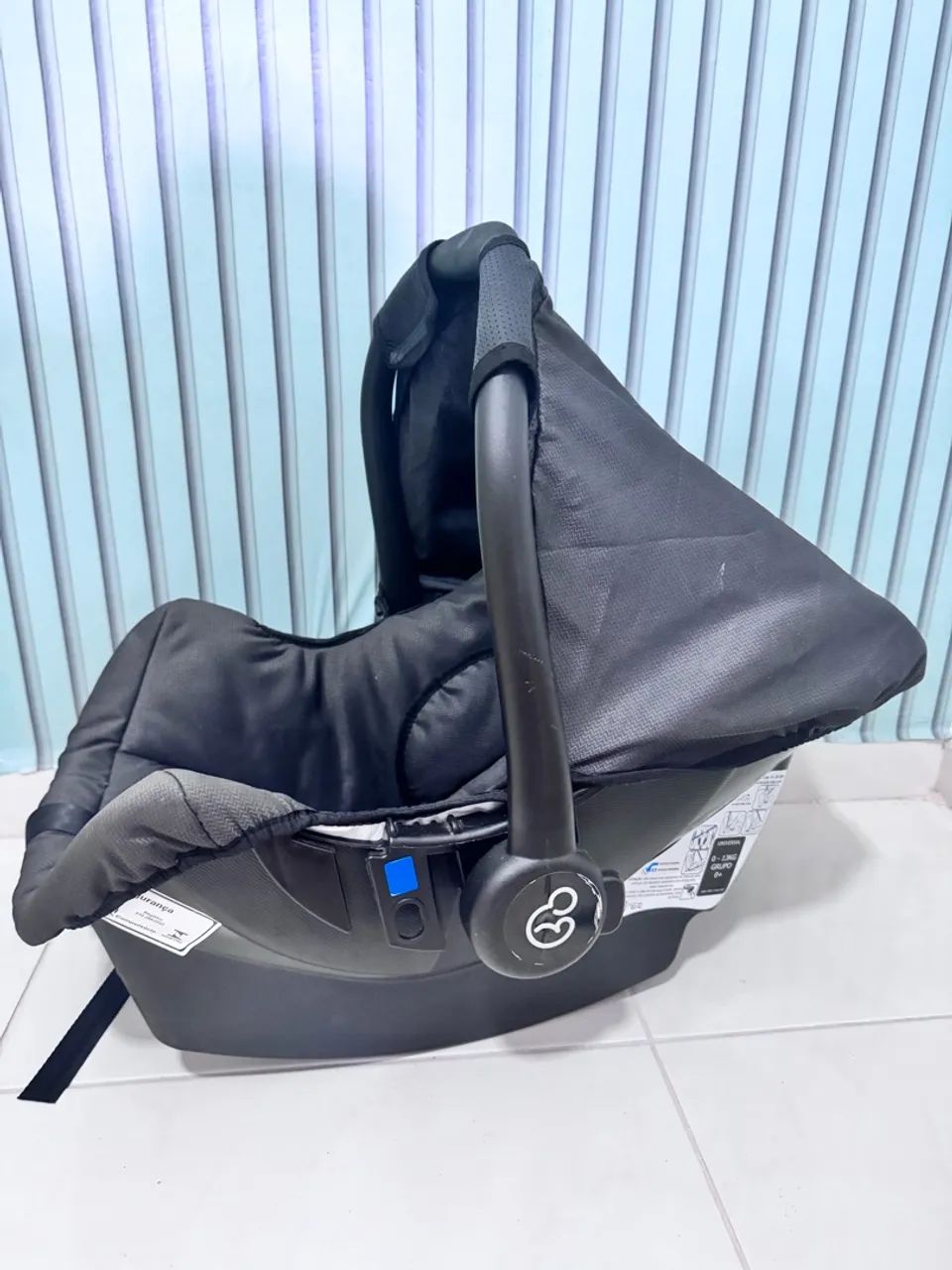 Bebê Conforto Galzerano 8184 Grid Cor Preto - Foto 3