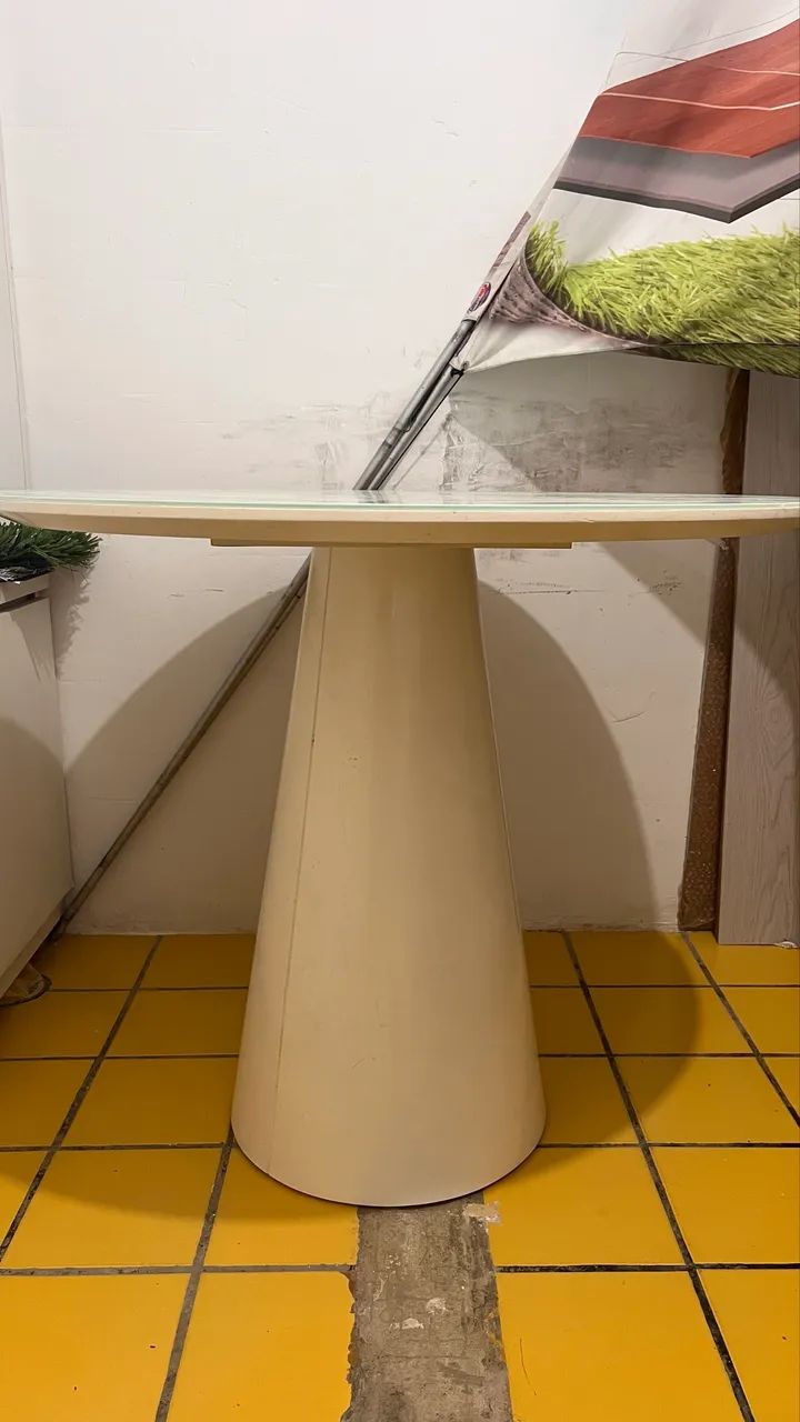 Mesa Cone redonda laqueada Tolstok 90cm - Foto 3
