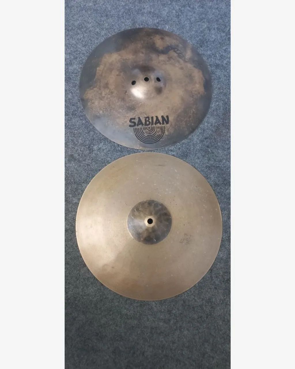 Hi hat SABIAN HHX FUSION HATS 14 polegadas  - Foto 3