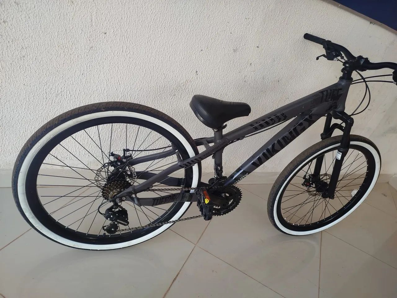 Bicicleta vikingx tuff 25 preta. Negocio - Foto 3
