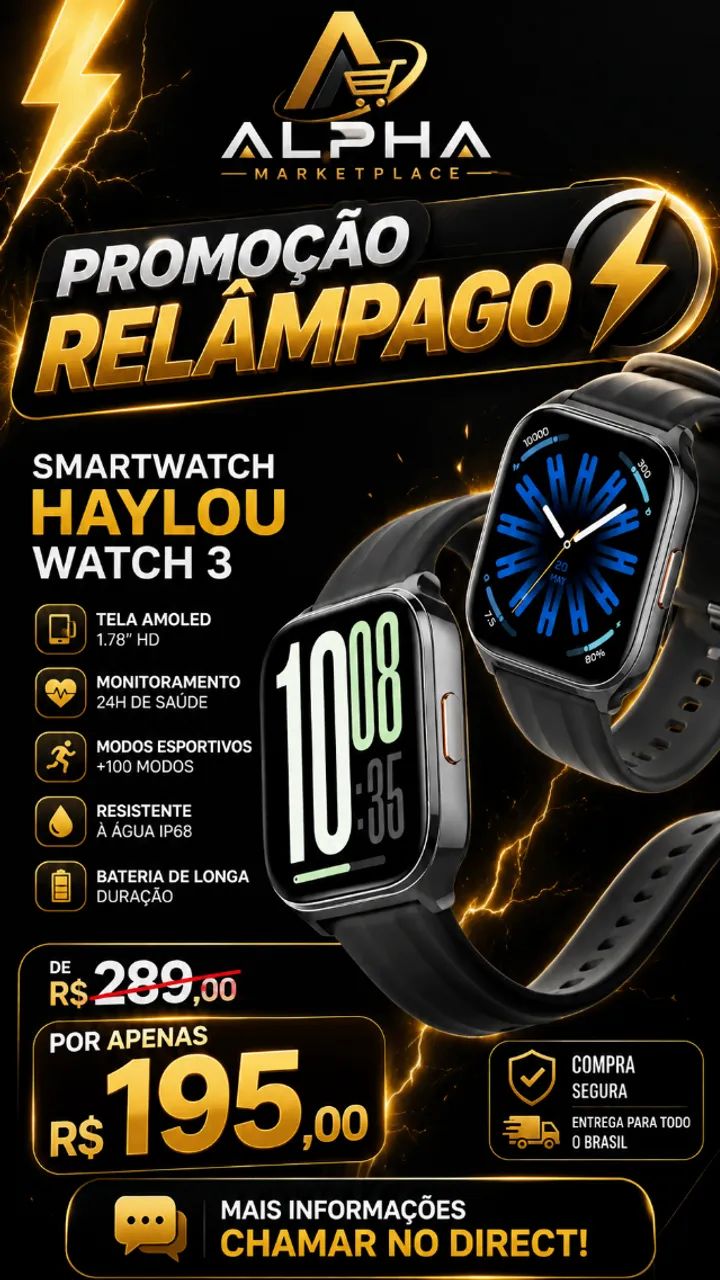 SMARTWATCH HAYLOU WATCH 3! ?