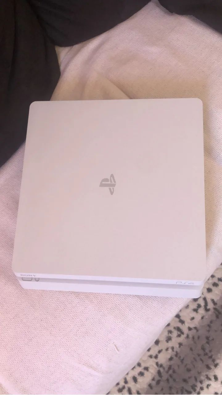 Carcaça PS4 Slim Branco s/tampa HD - Foto 2