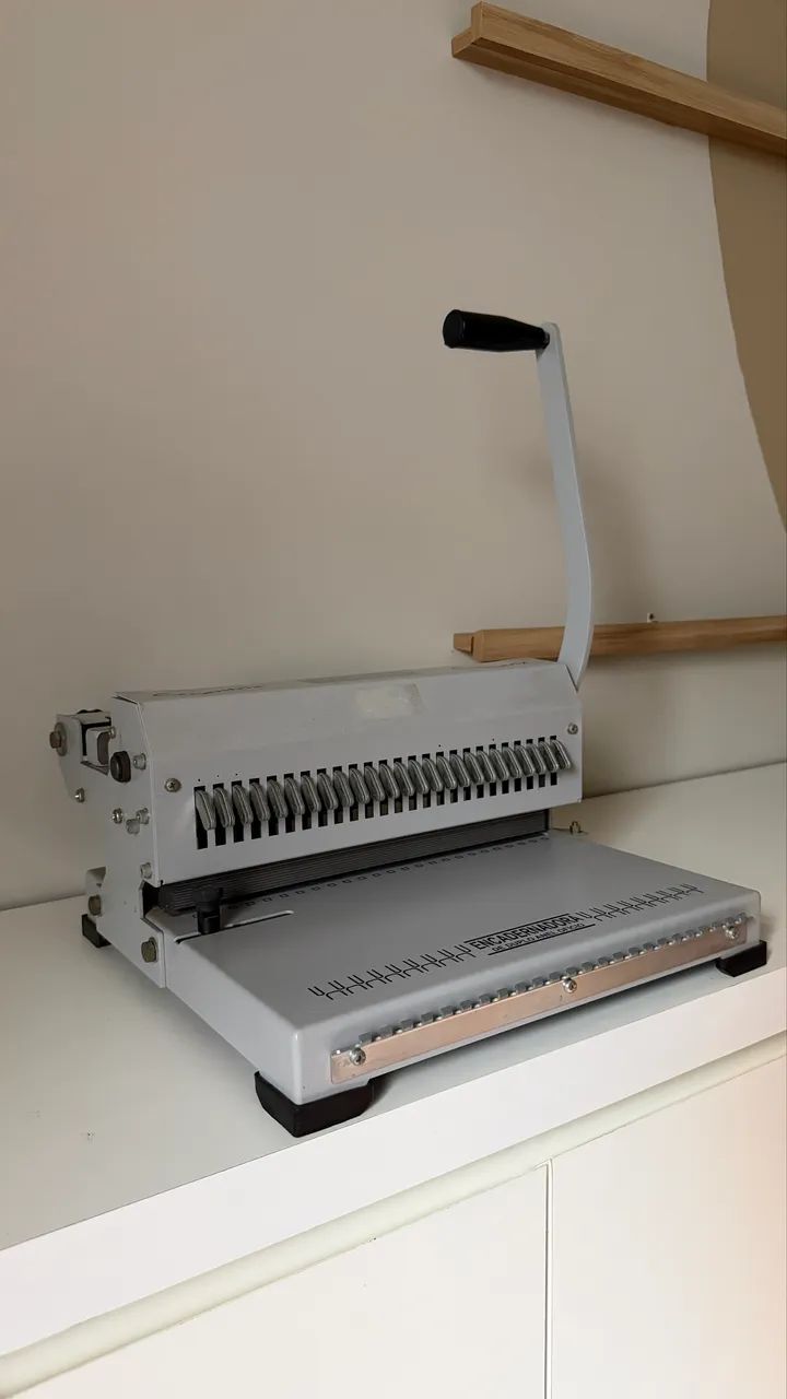 Encadernadora Excentrix Duplo Anel 2x1 Manual  - Foto 5