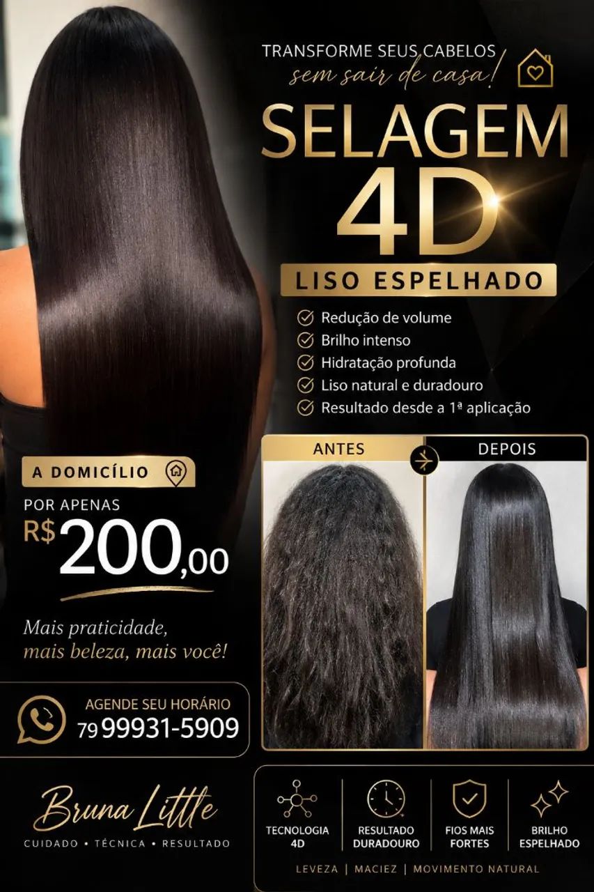 Cabeleireira a domicílio 