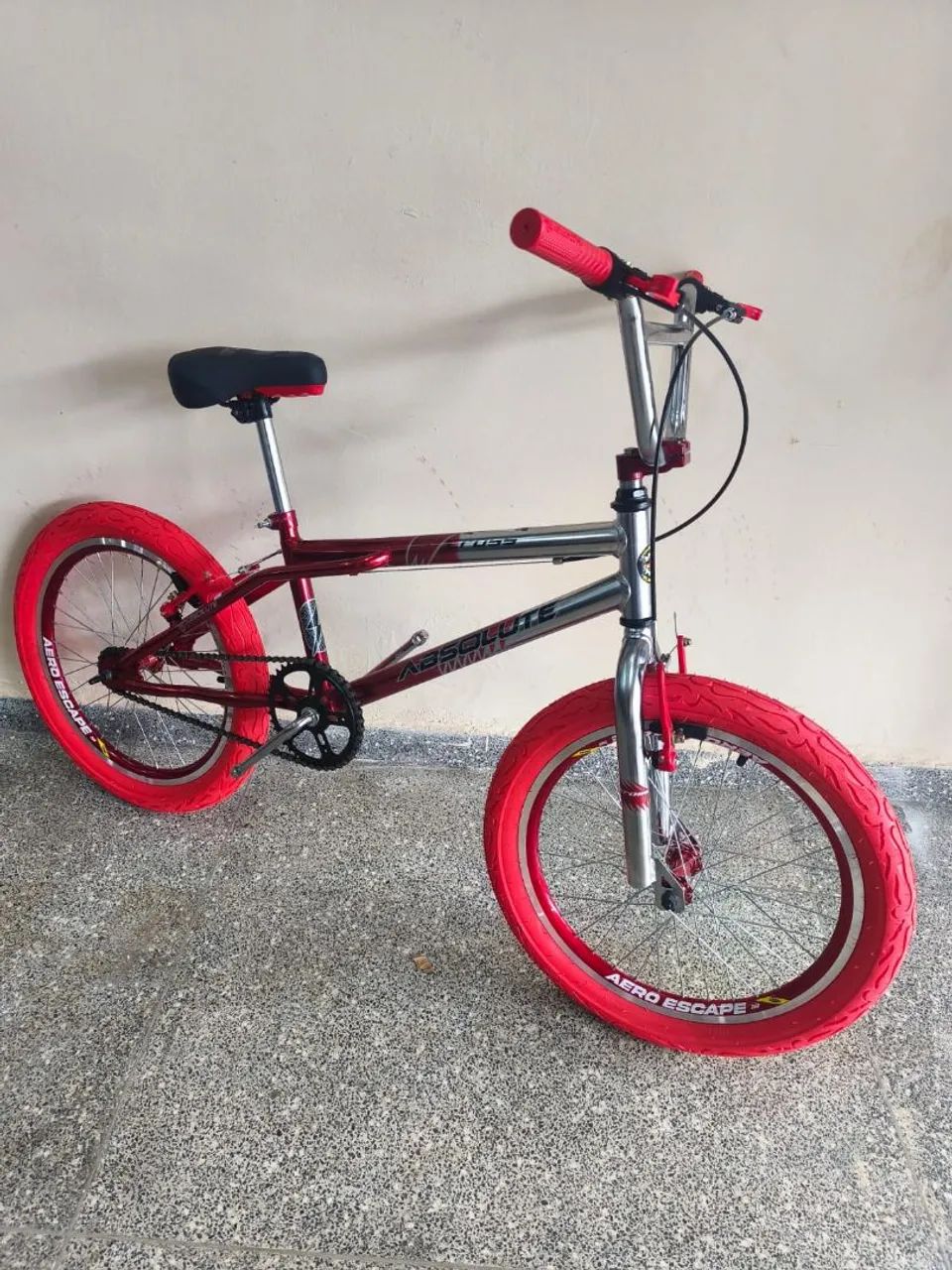 Bicicleta aro 20 Absolute Cross Vermelha  - Foto 2