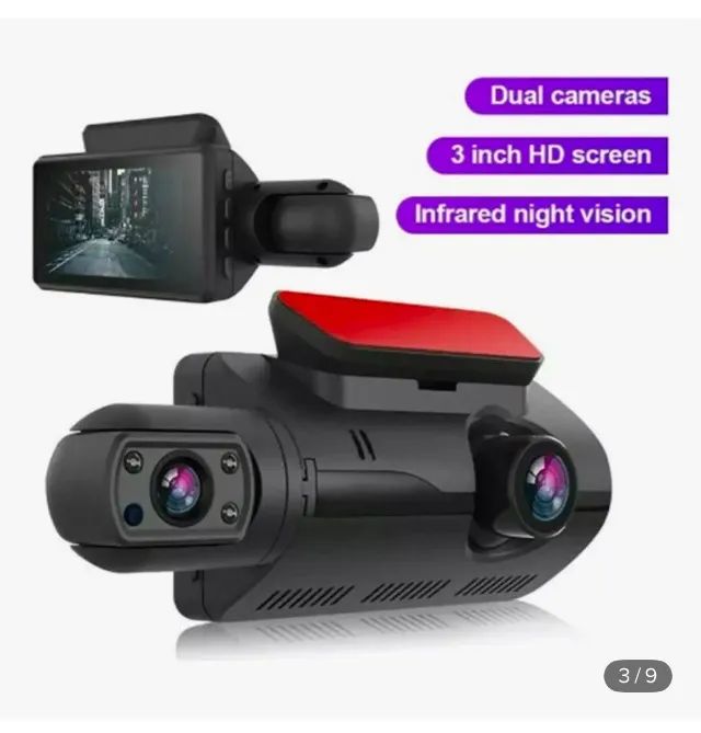 Camera Veicular Blackbox DVR Hd Alta Qualidade Com Display - Foto 2