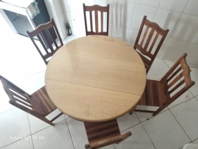 Vendo mesa de jantar redonda - Foto 2