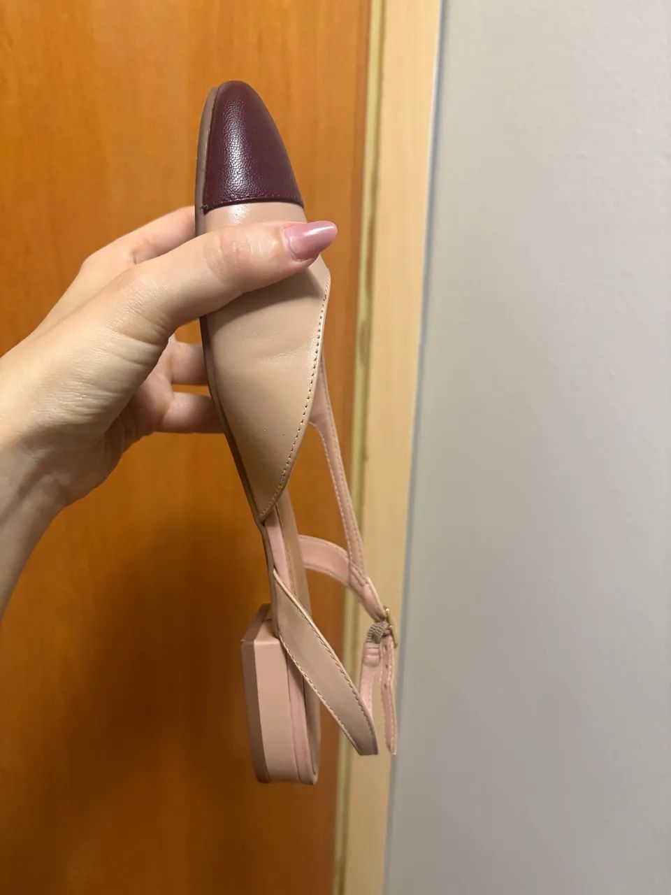Sapatilha Slingback Arezzo - salto baixo  - Foto 3
