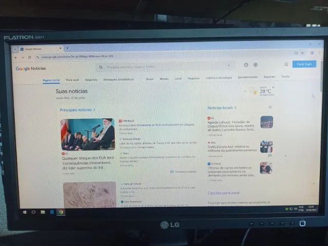 Monitor 20 Polegadas, funcionando perfeitamente, por apenas 280,00