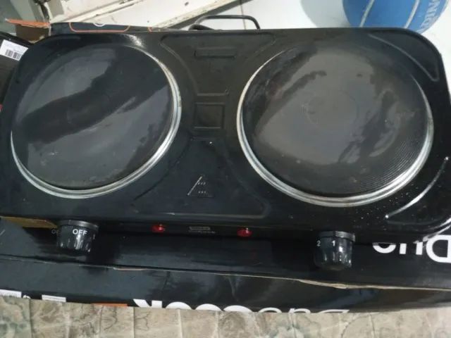 Fogão  elétrico duas bocas,127 volt