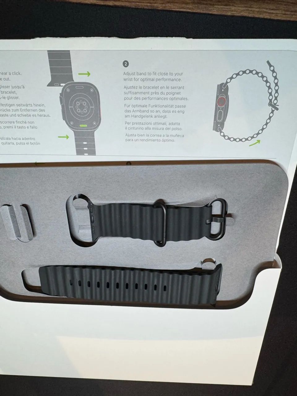 Pulseira Apple Watch Ultra preta  - Foto 3