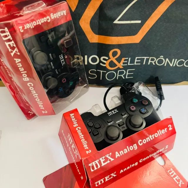 Controle com fio para PlayStation 2