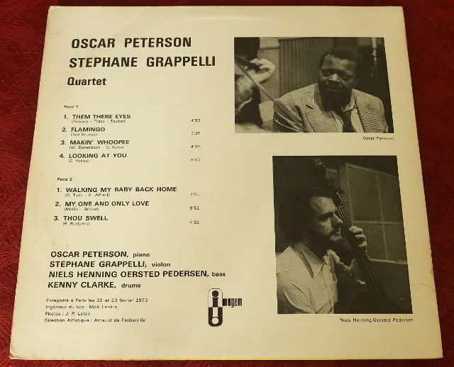 LP Oscar Peterson e Stephane Grappelli em Estado de Novo - Foto 2