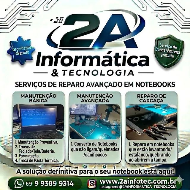 Assistência Técnica Especializada em Notebooks