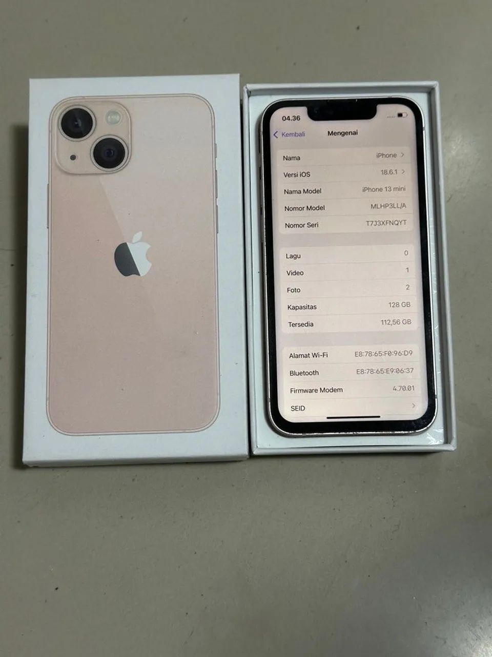iPhone 13 branco rose 128gb  - Foto 2