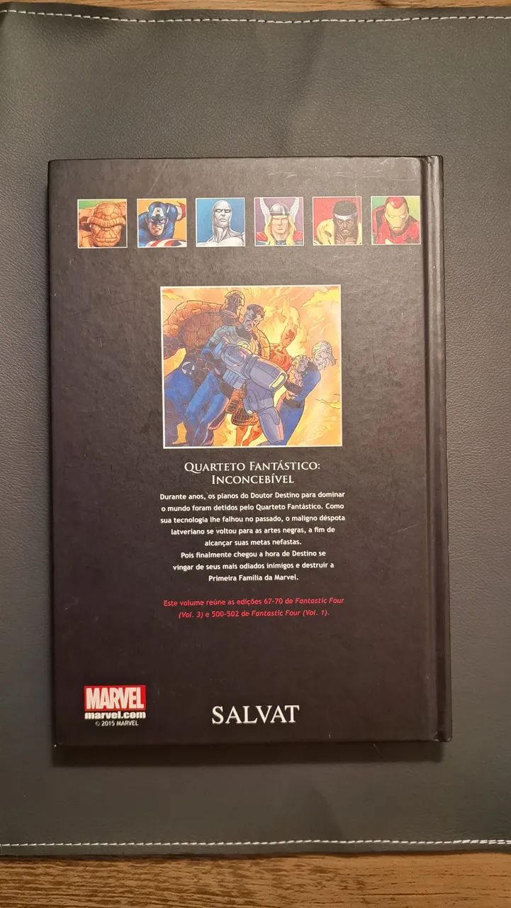 Quarteto Fantástico Graphic Novel Marvel - Foto 3
