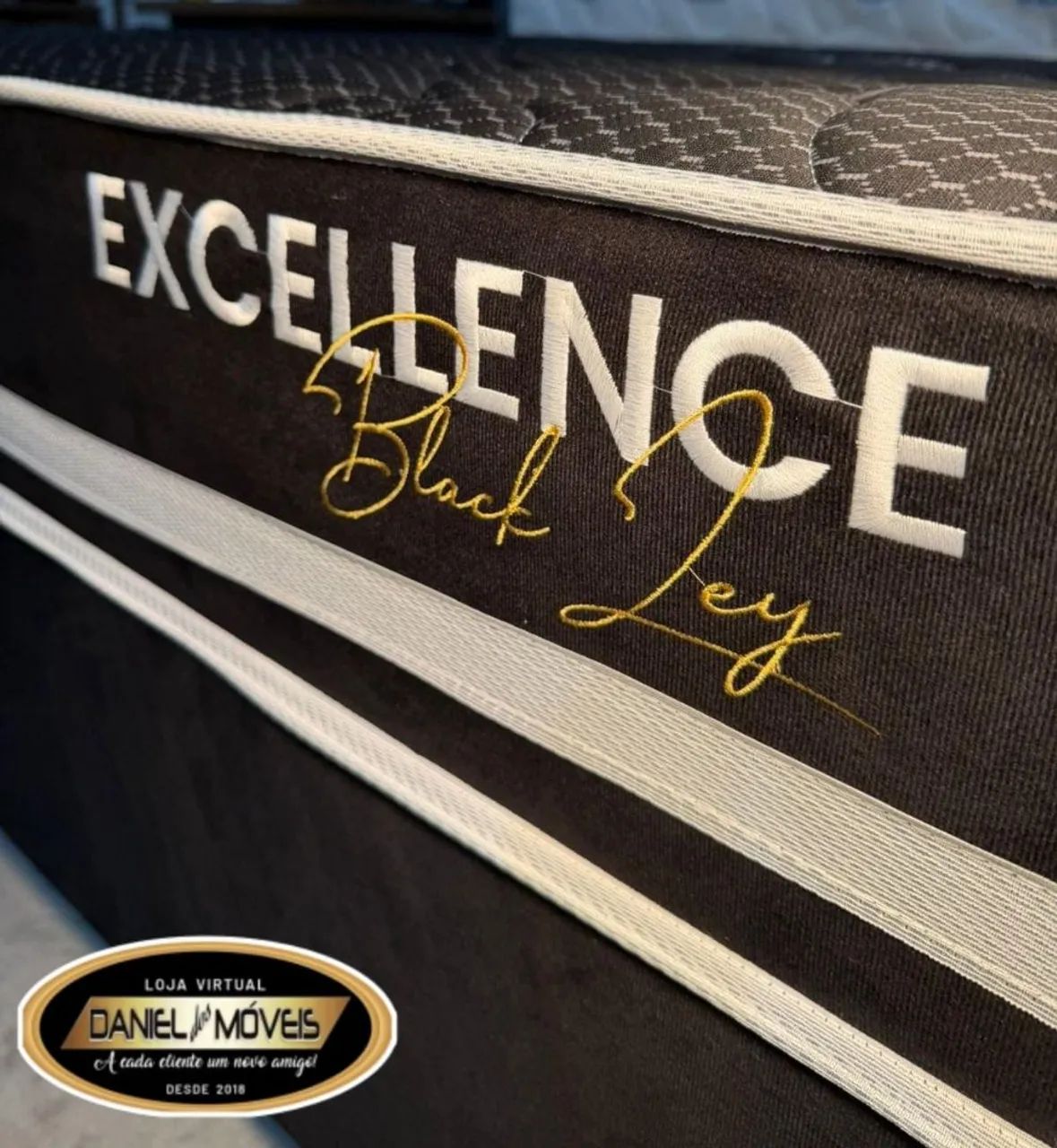 Cama excellence black casal _ Brinde travesseiros! - Foto 2