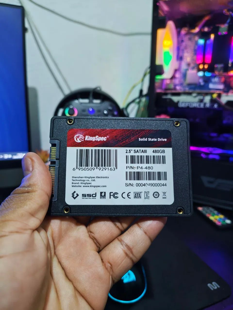 SSD kingspec 480 gigas - Foto 2