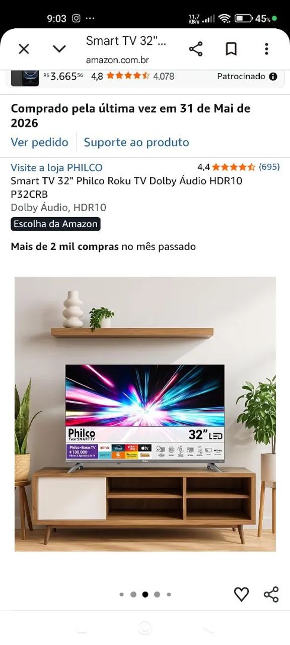 Tv nova 32 polegadas  - Foto 3