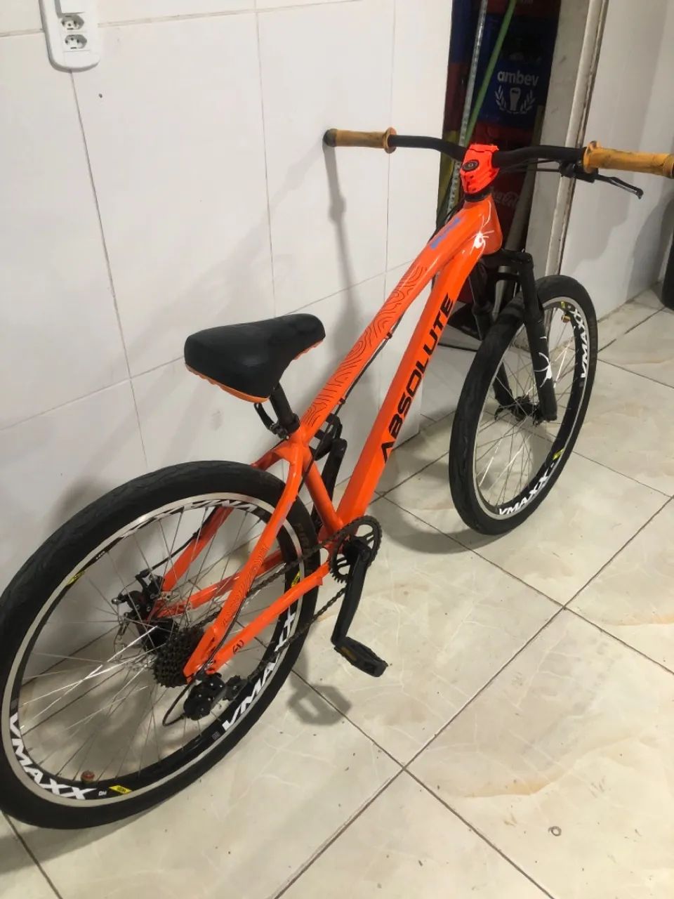 Bicicleta Brutus Absolute laranja - Foto 3