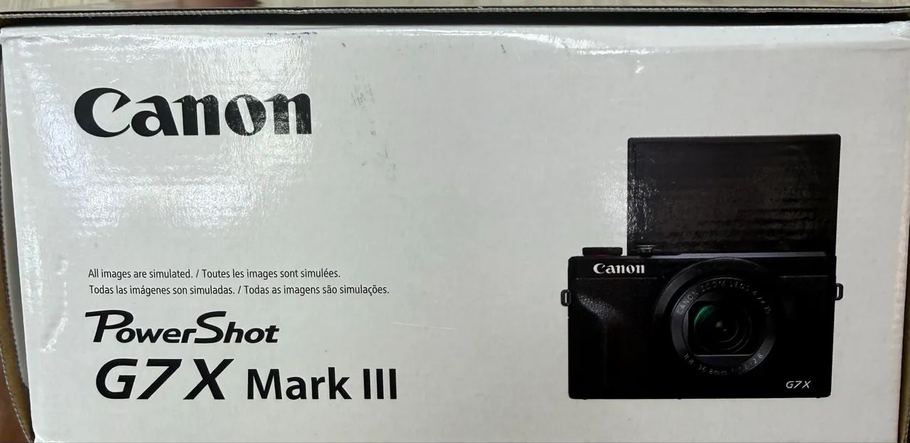 Câmera Power shot G7X Mark III Canon Nova - Foto 3