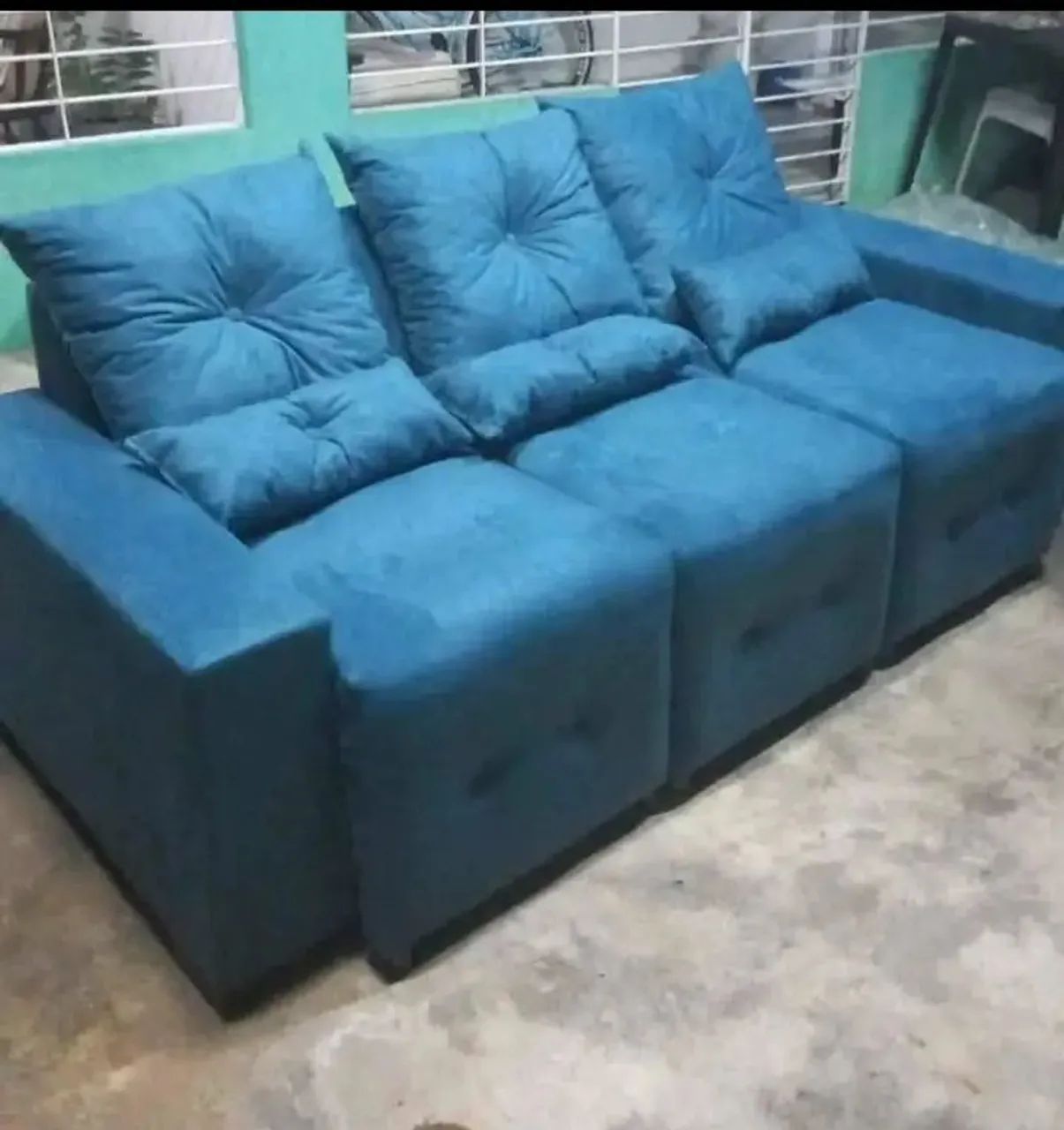 Sofa retrátil 3 lugares com 2 metros  - Foto 3