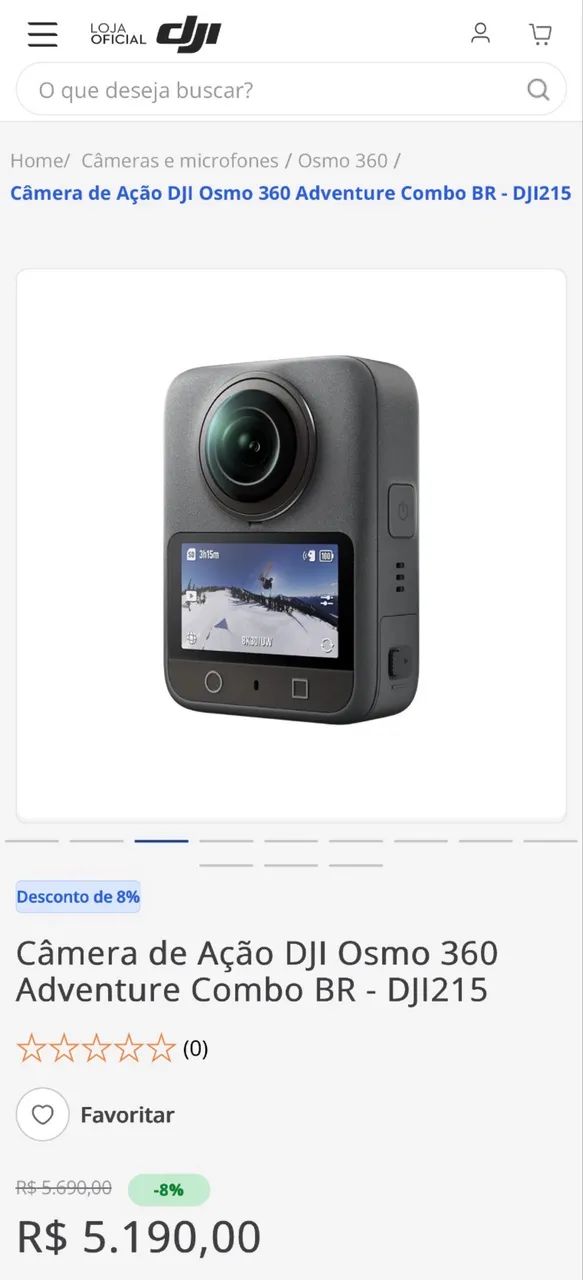 DJI Osmo 360 Adventure Combo - Foto 2