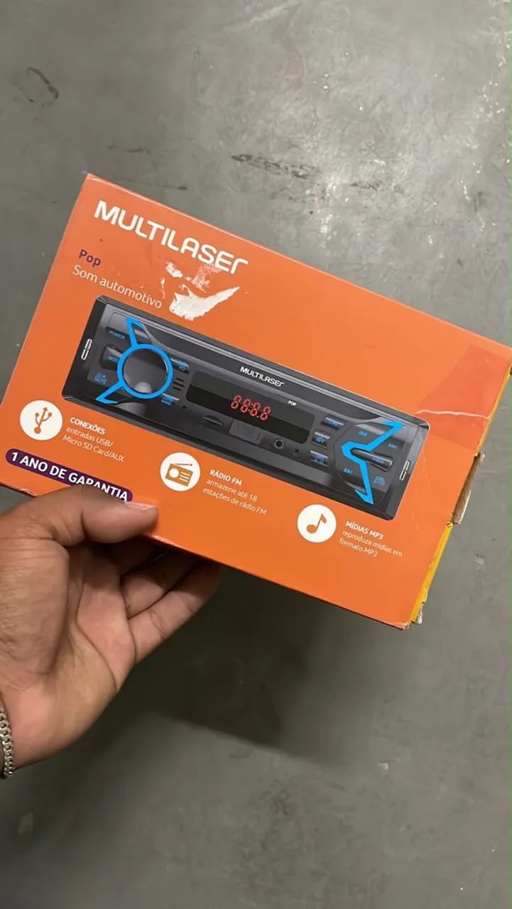 Som automotivo Multilaser