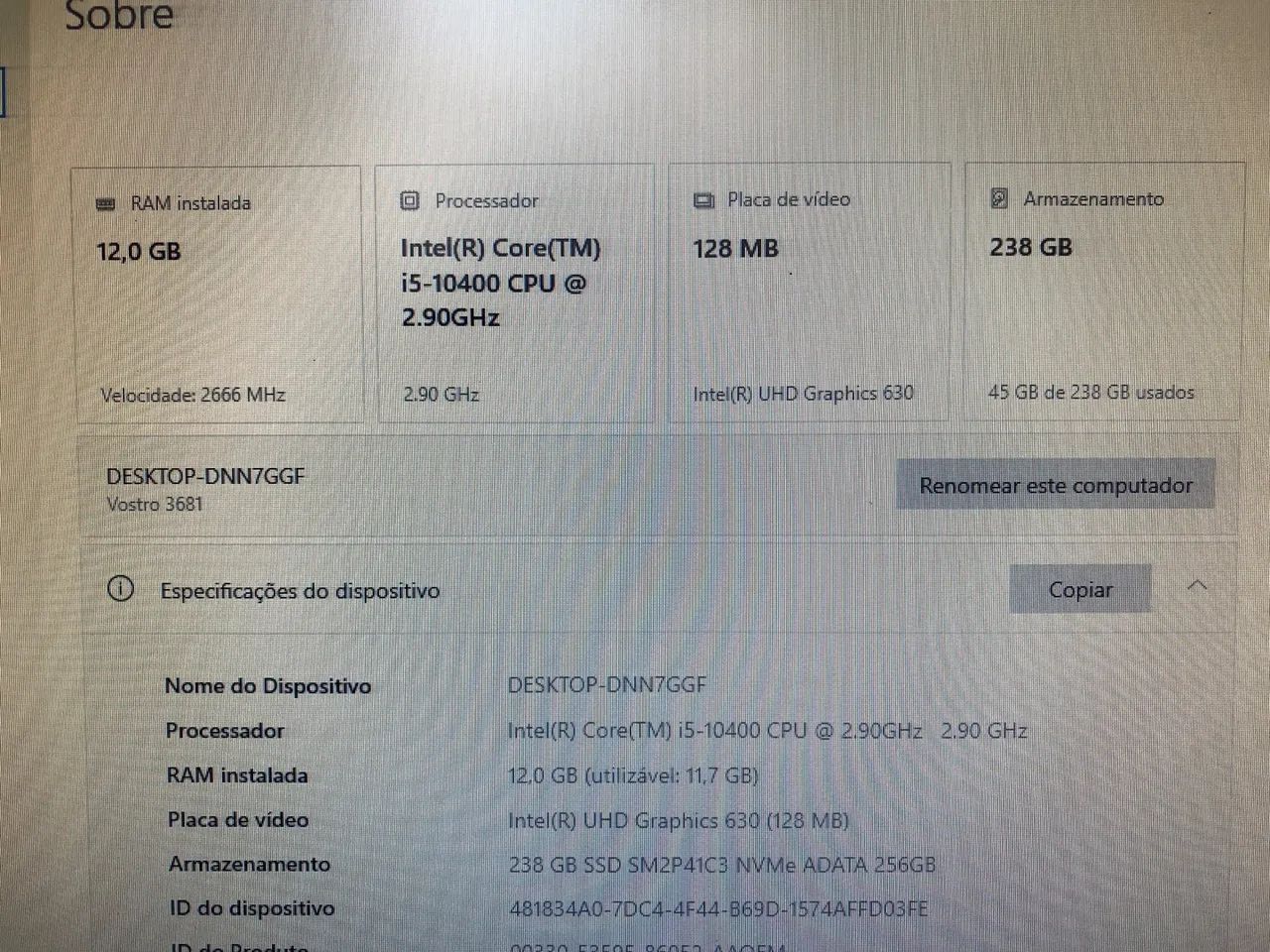 Computador Core i5 10 geração. - Foto 4