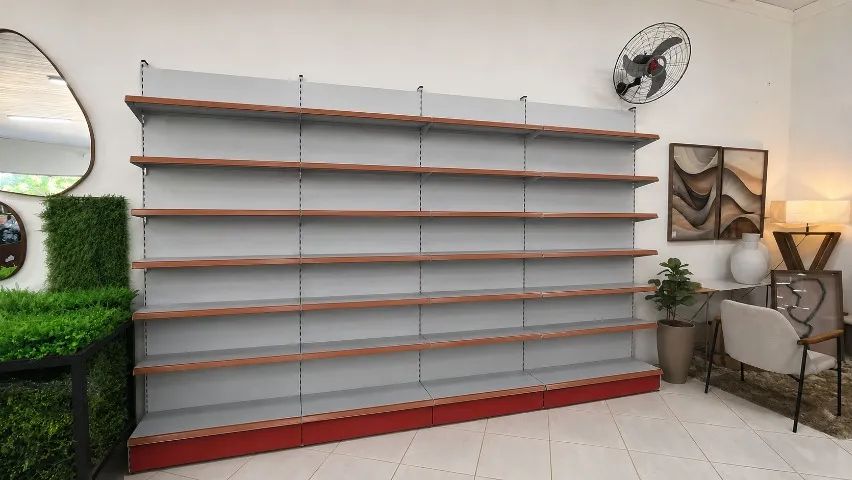 LOTE DE GÔNDOLAS PARA SUPERMERCADO - SEMINOVAS - GRANDE QUANTIDADE - Foto 3
