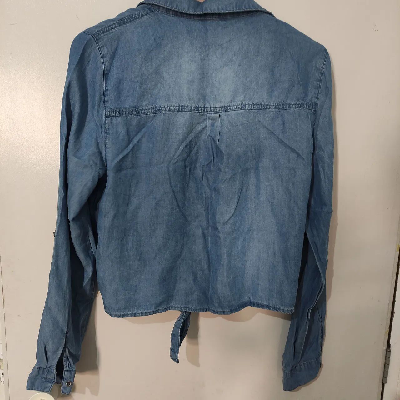 Camisa jeans love tree Tam G importada nova - Foto 4