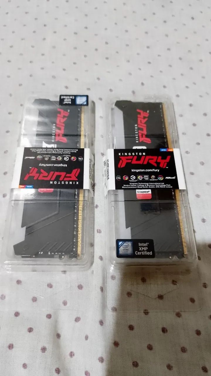 Memoria RAM Kingston Fury Beast 2X 8GB DDR4 3200mhz RGB