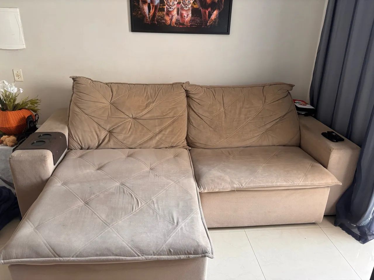 Sofá retrátil 2,5 m 