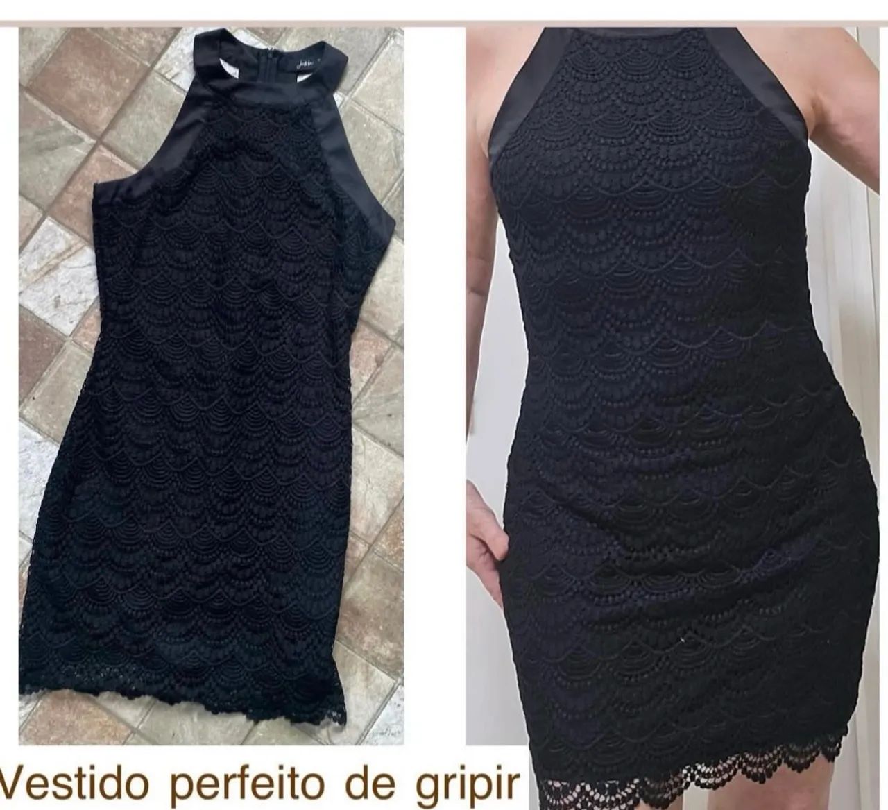 Vestido de gripir M/ P 
