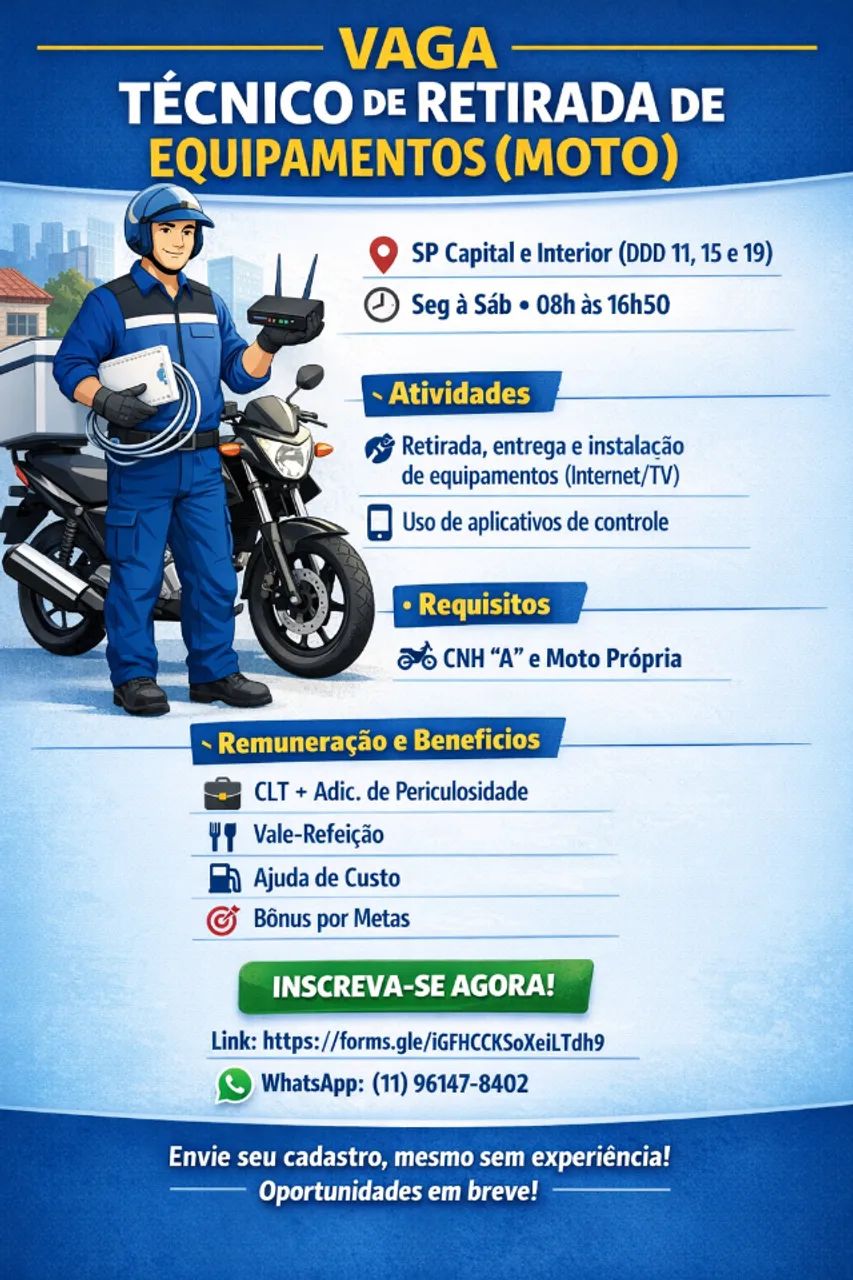 técnico de moto em - cep 021