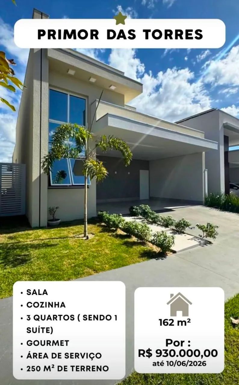 Casa terrea condominio primor das torres oportunidade única 
